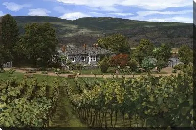 Картина Виноградник в Италии №9