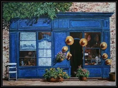 Картина Уличное итальянское кафе №7