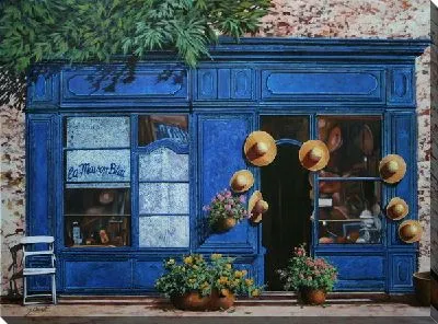 Картина Уличное итальянское кафе №7