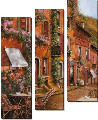 Картина Уличное итальянское кафе №6