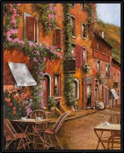 Картина Уличное итальянское кафе №6