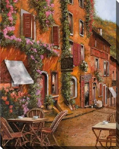 Картина Уличное итальянское кафе №6