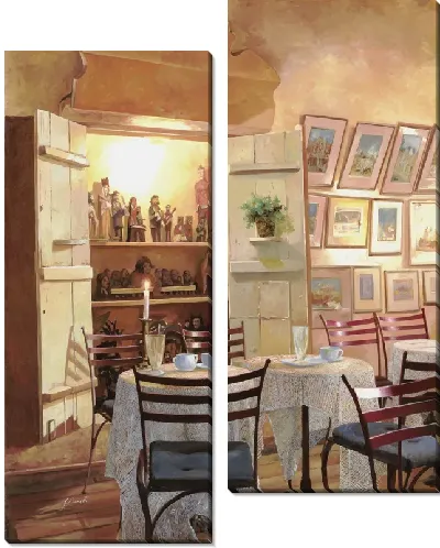 Картина Уютное итальянское кафе