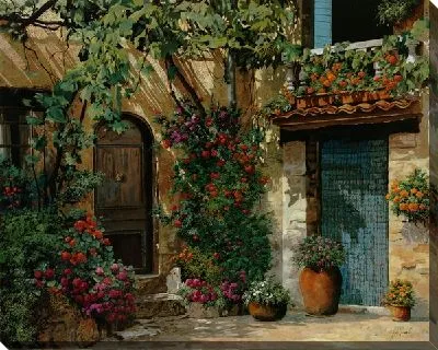 Картина Итальянский дворик №33