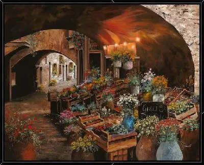 Картина Цветочный рынок