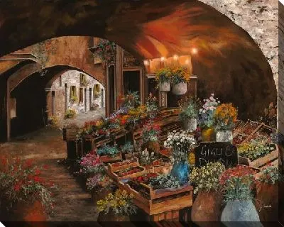 Картина Цветочный рынок