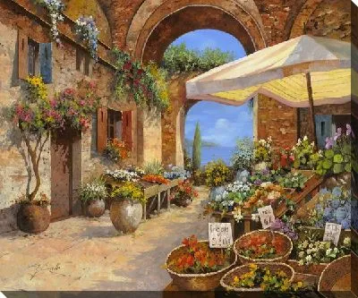 Картина Цветочный рынок