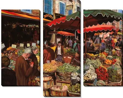 Картина Итальянский рынок