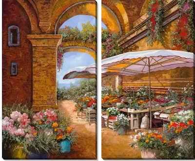 Картина Цветочный рынок