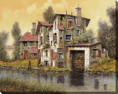 Картина Дом у воды