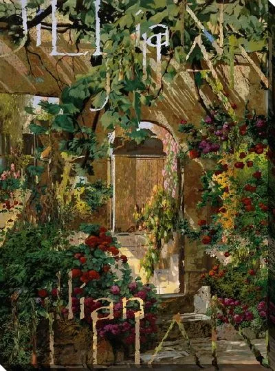 Картина Итальянский дворик №27