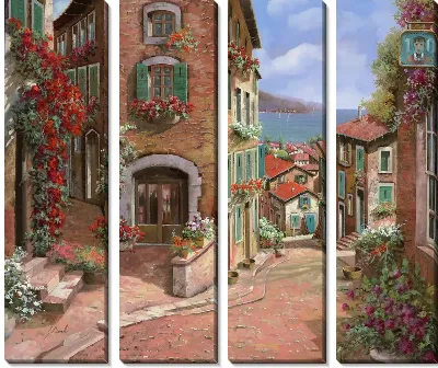 Картина Итальянская улочка №19