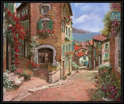 Картина Итальянская улочка №19