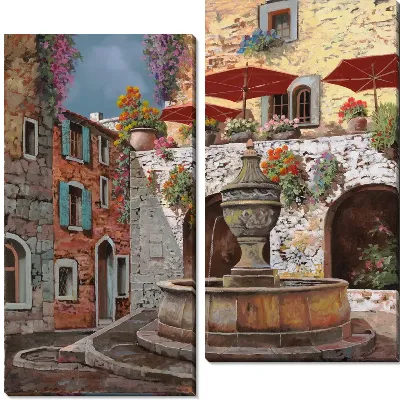 Фонтан во дворе