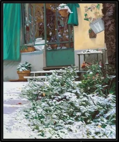 Картина Снежный день