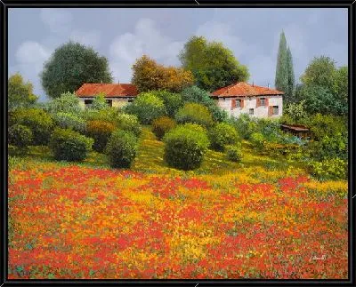 Маковое поле в Тоскане №2
