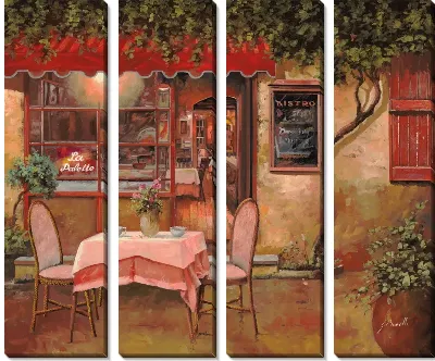 Уличное итальянское кафе №4