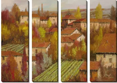 Картина Осенний итальянский пейзаж