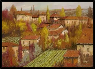 Картина Осенний итальянский пейзаж