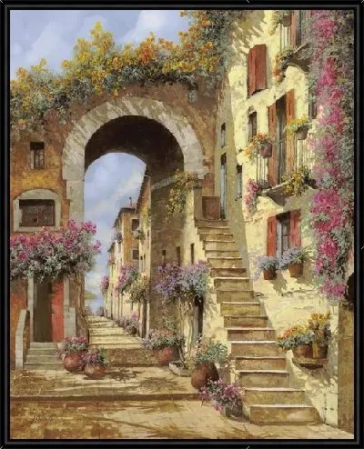 Картина Итальянская улочка №11