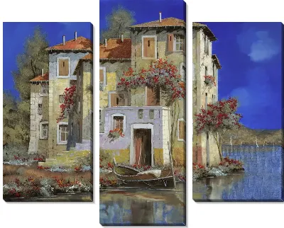 Картина Дом у воды