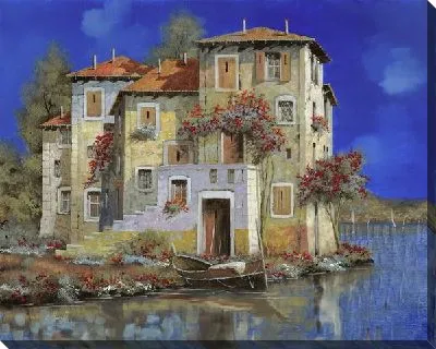 Картина Дом у воды