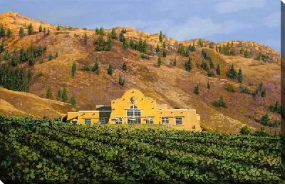 Картина Виноградник в Италии №4