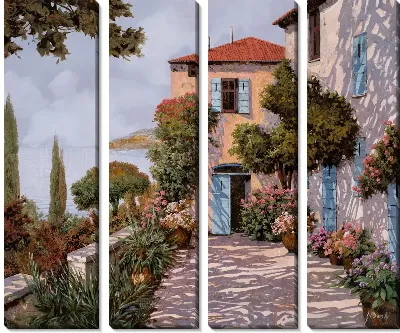 Картина Итальянский дворик №7