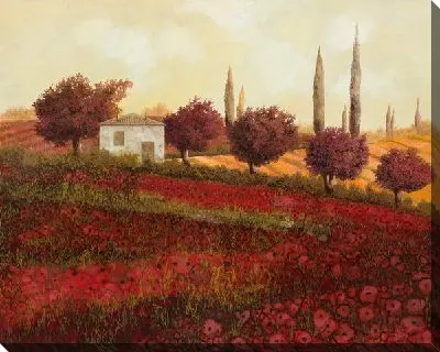 Картина Маковое поле в Тоскане