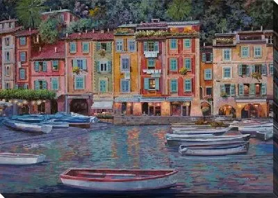 Картина Причал лодок