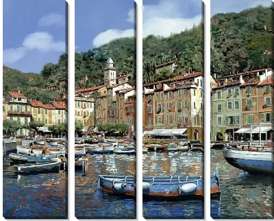 Картина Причал лодок