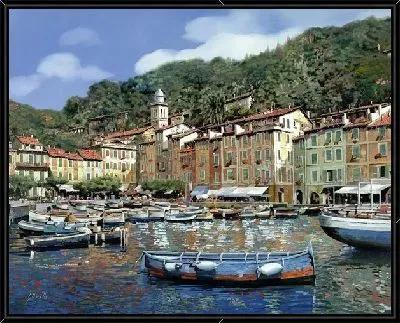 Картина Причал лодок