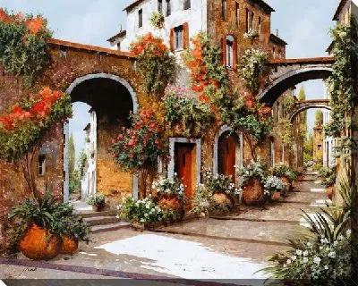 Картина Итальянская улочка №10