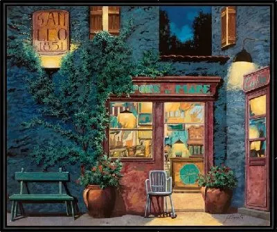 Уличное итальянское кафе
