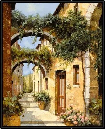 Картина Итальянская улочка №8