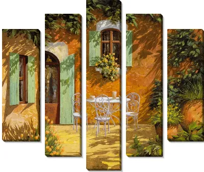 Картина Итальянский дворик №4