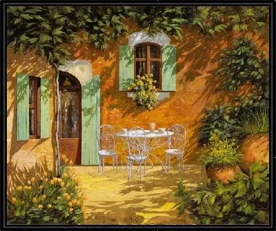 Картина Итальянский дворик №4