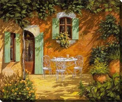 Картина Итальянский дворик №4