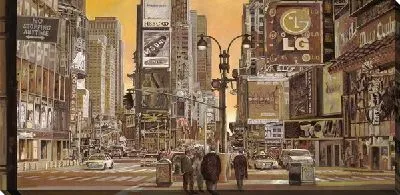 Картина Нью-Йорк Тайм сквеар