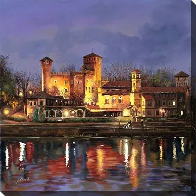 Картина Крепость в Италии