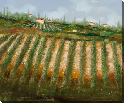 Картина Виноградник в Италии №3