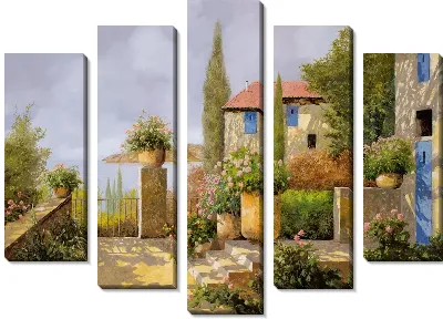 Картина Итальянский дворик №2