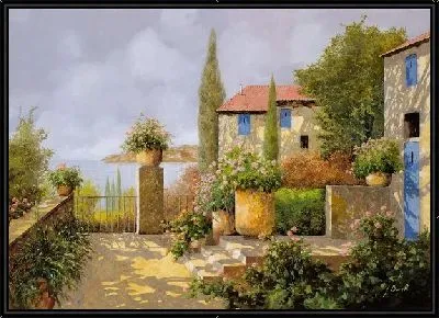 Картина Итальянский дворик №2