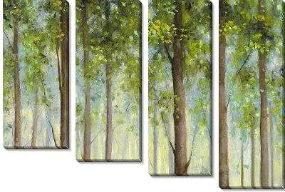 Модульная картина Лес №34