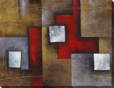 Картина маслом Геометрия кубов