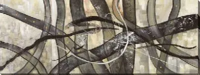 Картина маслом Линии абстракции