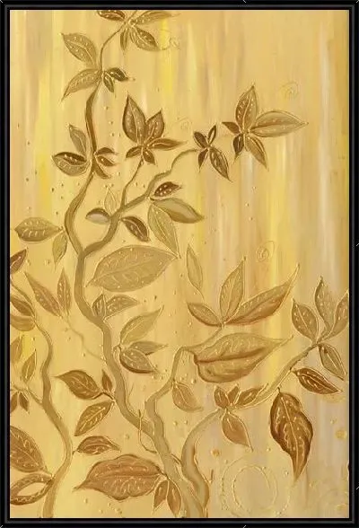 Картина Золотистая веточка