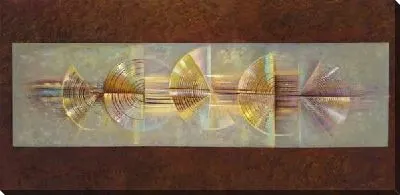 Картина маслом Перламутровые диски на фоне