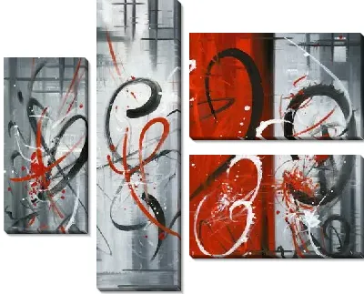 Модульная картина Арт композиция №13