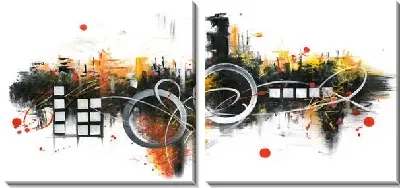 Модульная картина Арт композиция №17